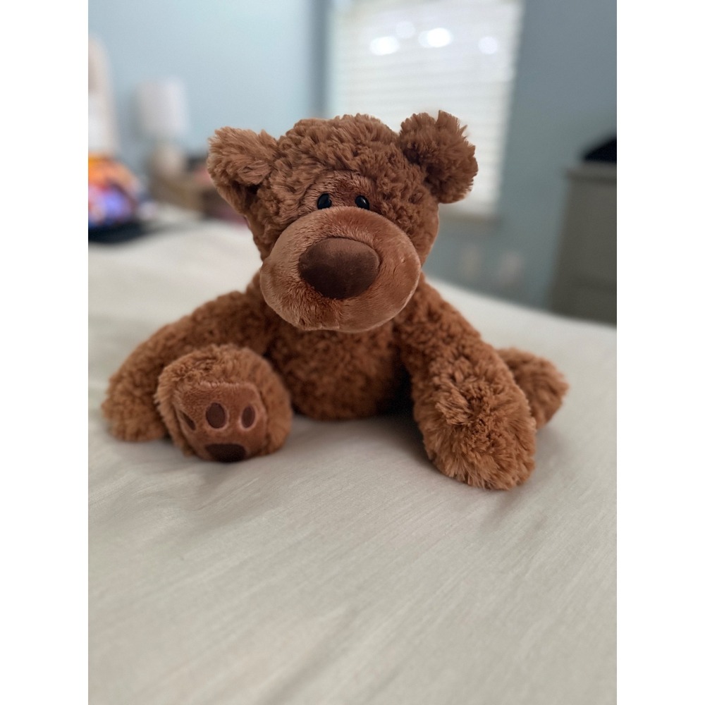 GUND Graham Teddy Bear Plush Brown Soft Cuddly Toy Stuffed Animal 12"